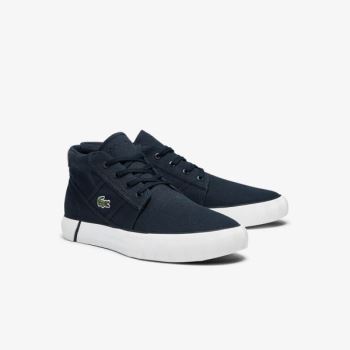 Lacoste Gripshot Canvas and Leather Chukkas Pánské - Chukkas Boty Tmavě Blankyt / Bílé | CZ-CjRhm4